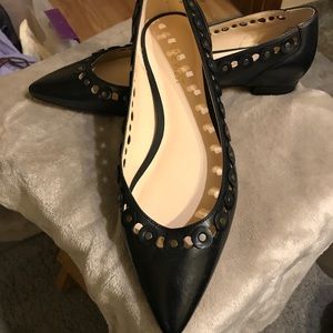 Nine West black flats size 7 New